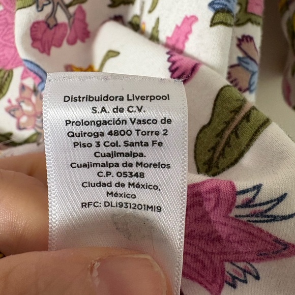 Talbots Flourishing Vines Bateau Neck Tee 1X Floral Prairie Grandma Cottagecore - Picture 8 of 8